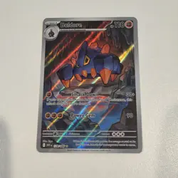 Pokemon White Flare Boldore 128/086 Illustration Rare NM IR - Image 1