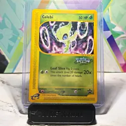 Pokemon TCG Celebi 3/64 Neo Revelation Holo Rare English 2002 50HP Card - Image 1