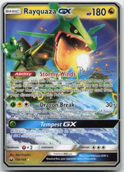Rayquaza GX Pedro Eugenio Torres 109/168 World Championship Deck Pokemon TCG NM - Image 1