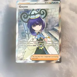 Pokemon TCG Gwynn 109/084 PITCH BLACK Full Art Holo Rare EN - Image 1