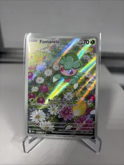 Fomantis 085/084 Full Art IR Pokemon TCG Pitch Black NM CLEAN !! - Image 1