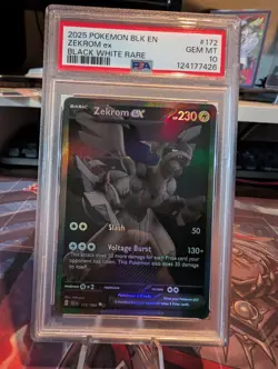 ZEKROM EX PSA 10 POKEMON BLACK BOLT BWR BLACK WHITE RARE - Image 1