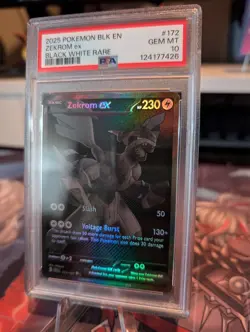 ZEKROM EX PSA 10 POKEMON BLACK BOLT BWR BLACK WHITE RARE - Image 3