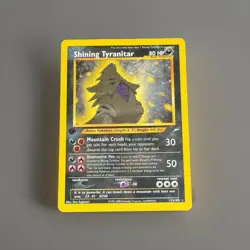 2002 POKEMON NEO DESTINY 1ST EDITION #113 SHINING TYRANITAR - Image 1