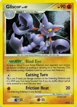 Gliscor DP36 Holo Promo Diamond and Pearl Promos Pokemon Holo Lightly Played - Image 1