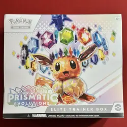 Pokemon Scarlet and Violet Prismatic Evolutions ETB Elite Trainer Box Sealed! - Image 1