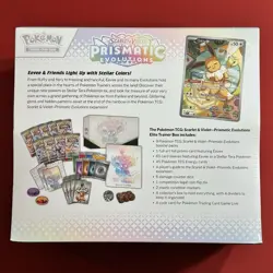 Pokemon Scarlet and Violet Prismatic Evolutions ETB Elite Trainer Box Sealed! - Image 3