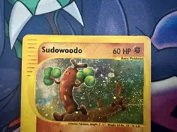 Pokemon TCG Sudowoodo H24/H32 Aquapolis Holo Rare Holo ENG 2002 HP 60 - Image 5