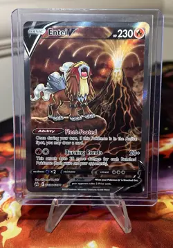 Pokemon TCG Crown Zenith - Entei V - Galarian Gallery #GG36/GG70 - ULTRA RARE - Image 1