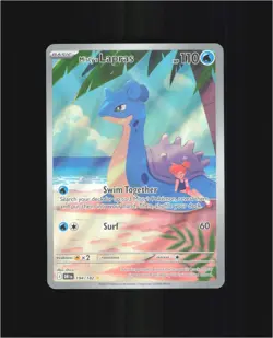 Misty's Lapras 194/182 Illustration Rare Destined Rivals Pokemon Holo Near Mint - Image 1
