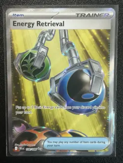 Pokemon TCG Energy Retrieval #108/86 Chaos Rising Ultra Rare Full (NM) - Image 1