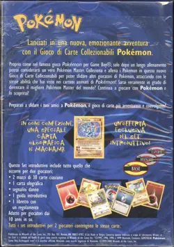 2000 Pokemon ITALIAN 1st Edition Base Set Machamp Set Introduttivo Deck SEALED - Image 2