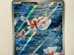 Pokemon TCG Pitch Black Goldeen 087/084 Illustration Rare Holo - Image 5