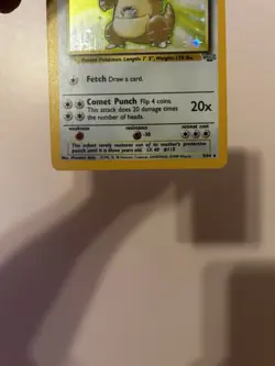 Kangaskhan 5/64 WOTC Jungle Holo Rare Unlimited 1999 English 90HP - Image 5