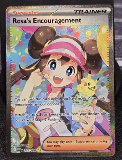 Rosa’s Encouragement SIR 123/088 - Pokemon Mega Evolution Perfect Order English - Image 1