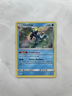 Pokemon TCG Greninja #9/18 Detective Pikachu 2019 Reverse Holo - Image 1