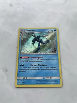 Pokemon TCG Greninja #9/18 Detective Pikachu 2019 Reverse Holo - Image 2