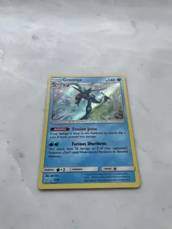 Pokemon TCG Greninja #9/18 Detective Pikachu 2019 Reverse Holo - Image 3