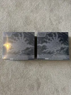 2x Pokemon Centre Elite Trainer Box Pitch Black ETB New & Sealed - Image 1