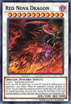 BLZD-EN101 Red Nova Dragon Starlight Rare Yu-Gi-Oh! NEW - Image 1