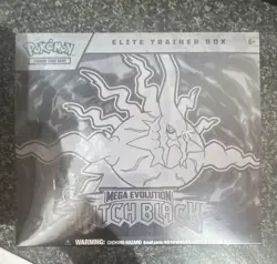 Pokemon Pokemon TCG Mega Evolution Pitch Black Elite Trainer Box - SEALED - Image 1