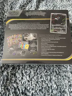 NEW Pokemon Center Mega Evolution Pitch Black Elite Trainer Box ( SEALED ) - Image 2