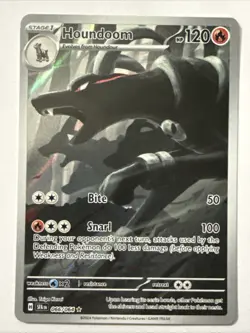 Pokemon TCG Houndoom 066/064 Shrouded Fable Holo Illustration Rare - Image 1