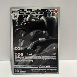 Pokemon TCG Houndoom 066/064 SV Shrouded Fable Illustration Rare NM Holo - Image 1