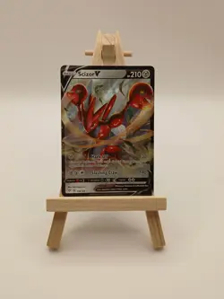 Pokemon TCG Scizor v Darkness Ablaze Holo Ultra Rare Card 118/189 Near Mint - Image 1