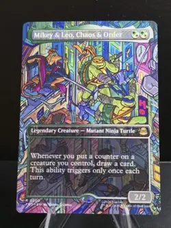 Mikey & Leo, Chaos & Order (Borderless) Teenage Mutant Ninja Turtles Regular - Image 1
