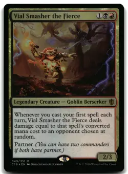 Vial Smasher the Fierce FOIL 49 Magic_the_gathering Commander 2016 - Image 1