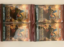 The Lord of the Rings: Tales of Middle-Earth Draft Booster Packs LOT OF 4 - Image 1