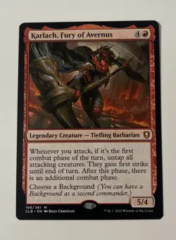 Karlach, Fury of Avernus Commander Legends: Battle for Baldur's Gate CLB 186 - Image 1