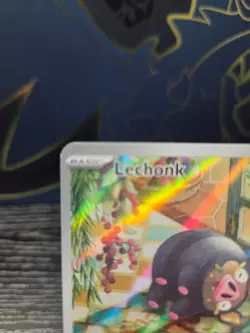 Lechonk SV03 Obsidian Flames 209/197 Holo Illustration Rare Pokemon TCG NM Art - Image 2