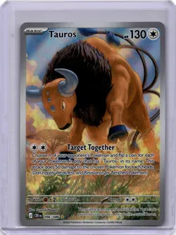 Pokemon Tauros - Illustration Rare ME04: Chaos Rising 096/086 NM - Image 1