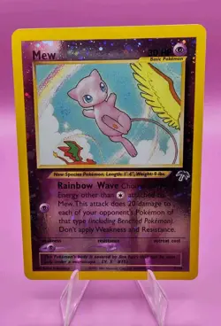 Pokemon TCG Mew 1/18 Southern Islands Promo Reverse Holo LP - Image 1