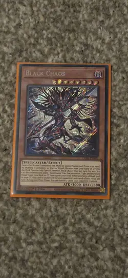 CORI-EN001 Black Chaos : Secret Rare Card : 1st Edition : YuGiOh TCG - Image 1