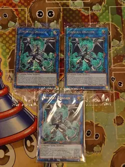 3 x TN23-EN008 Firewall Dragon Quarter Century Secret Mint Sealed YuGiOh Playset - Image 1