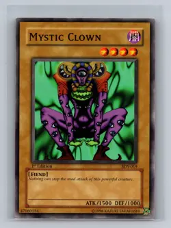 Yugioh! Mystic Clown - SDY-019 - Common - 1st Edition English NM - Image 1