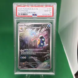 2025 POKEMON BLK EN-BLACK BOLT ILLUSTRATION RARE #104 PALPITOAD PSA 10 GEM MINT - Image 1