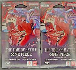 2x One Piece The Time of Battle OP-16 Booster Packs English Sealed Blister Lot - Image 1