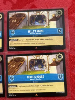 4x Disney Lorcana Inklands - Belle’s House - RARE - 168/204 x4 - Image 2