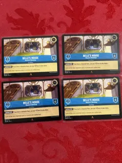 4x Disney Lorcana Inklands - Belle’s House - RARE - 168/204 x4 - Image 5