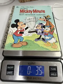 Lot 3 Little Golden Books Mickey Mouse Disney HC Halloween Contest Surprise - Image 2