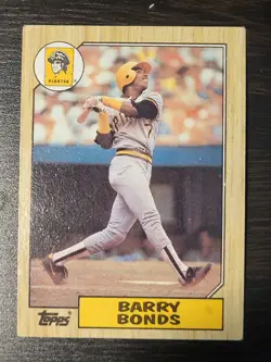 Barry Bonds Card Lot of 11 including 1987 Topps #320 Rookie RC Pirates MVP - Image 2