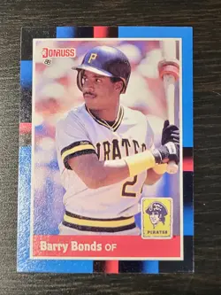 Barry Bonds Card Lot of 11 including 1987 Topps #320 Rookie RC Pirates MVP - Image 4
