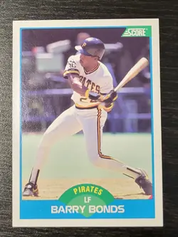 Barry Bonds Card Lot of 11 including 1987 Topps #320 Rookie RC Pirates MVP - Image 5