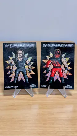 2026 Topps Decades 90s WWE WWF 2-Card Lot - Undertaker & Kane Superstar Cards - Image 1