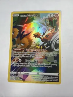 Galarian Zapdos SWSH283 Sword & Shield Promo Holo Full Art Rare Pokemon Card NM - Image 1