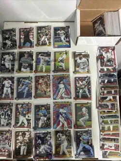2025 Topps Chrome Update 165 Card Lot Base RC Chrome Parallel Inserts Logo - Image 2